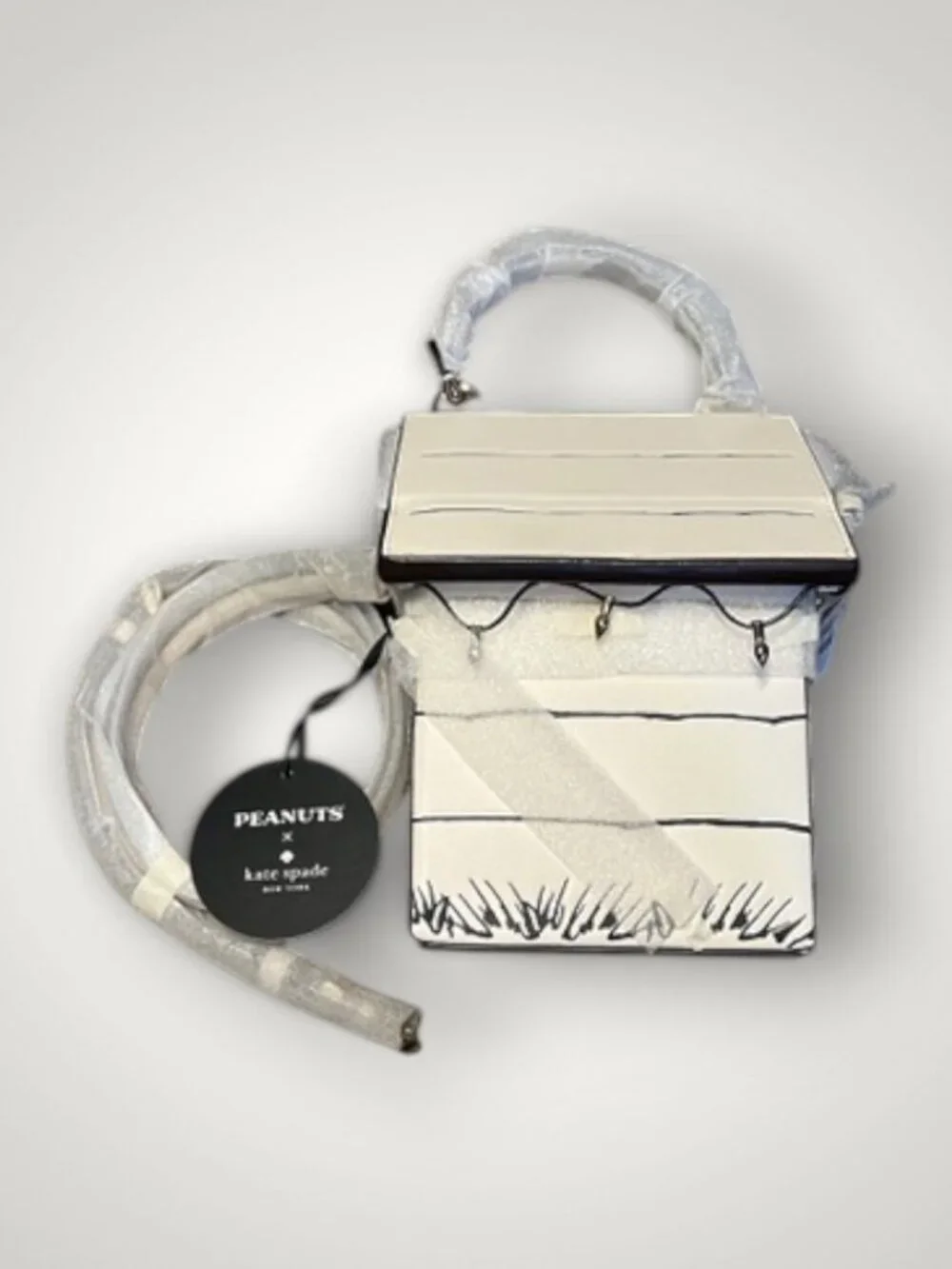 Peanuts X KSNY Snoopy 3D Dog House Crossbody MSRP $449 (FL1149)